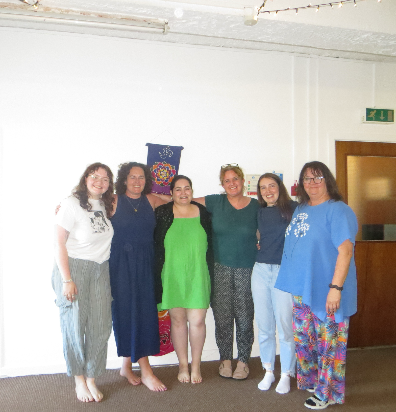 Psychodrama group indoors